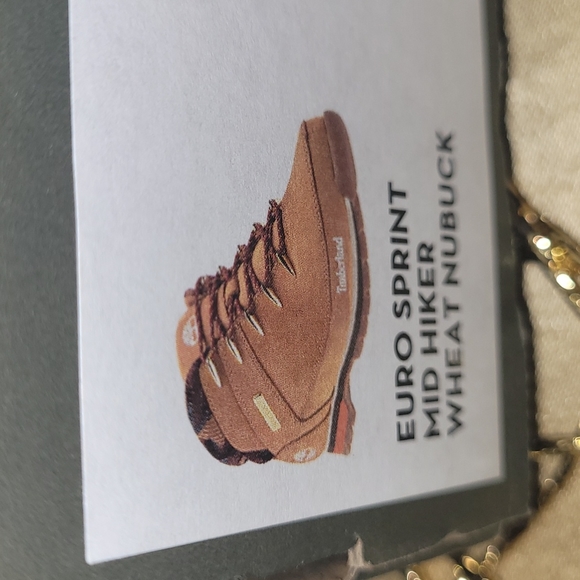 New Timberland Euro Sprint Mid Hiker Wheat Nubuck /Camouflage Trim size 10.5 - Picture 12 of 13
